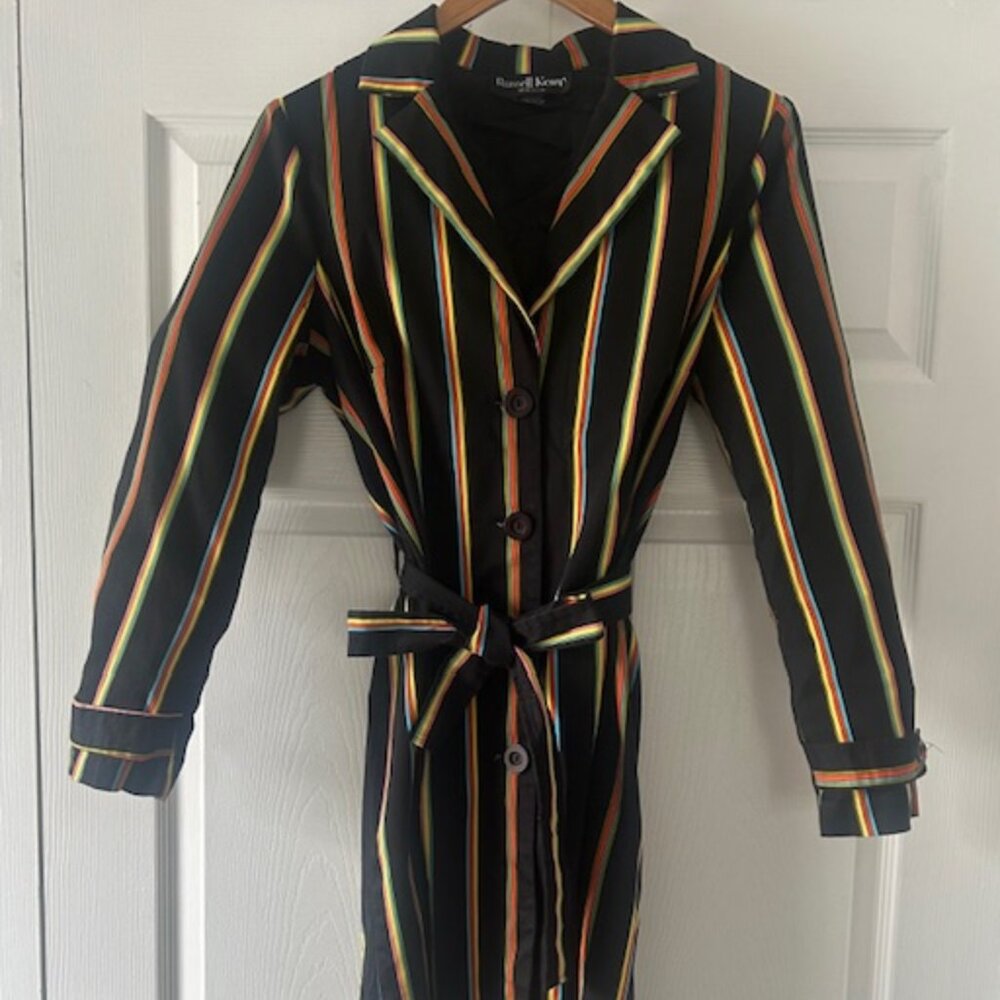 Neon Vintage Cotton Button Down Dress